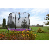 EXIT Trampoline Elegant ø253cm avec filet de sécurité Economy - gris
