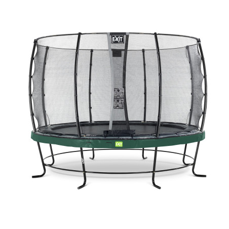 EXIT Trampoline Elegant ø427cm avec filet de sécurité Economy - vert