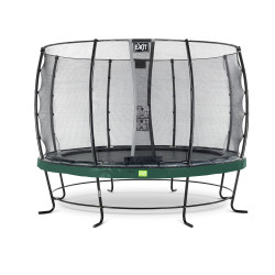 EXIT Trampoline Elegant ø366cm avec filet de sécurité Economy - vert