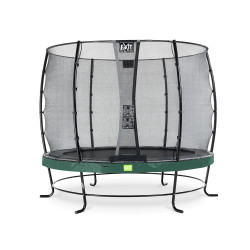 EXIT Trampoline Elegant ø253cm avec filet de sécurité Economy - vert