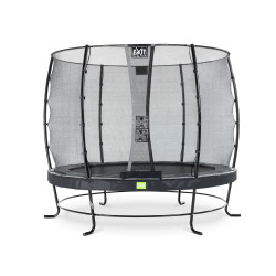 EXIT Trampoline Elegant ø253cm avec filet de sécurité Economy - noir