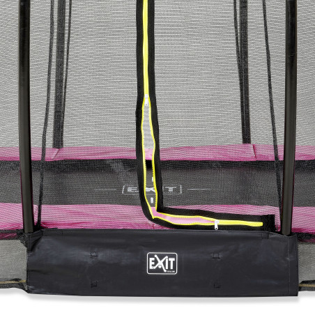 EXIT Trampoline Silhouette inground 214x305cm avec filet de sécurité - rose
