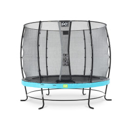 EXIT Trampoline Elegant ø253cm avec filet de sécurité Economy - bleu