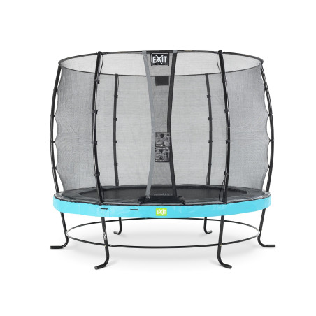 EXIT Trampoline Elegant ø253cm avec filet de sécurité Economy - bleu