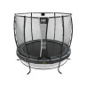 EXIT Trampoline Elegant Premium ø253cm avec filet de sécurité Deluxe - noir