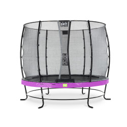 EXIT Trampoline Elegant ø305cm avec filet de sécurité Economy - violet