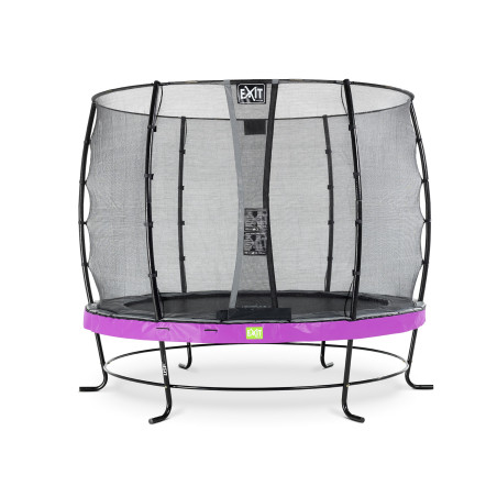 EXIT Trampoline Elegant ø305cm avec filet de sécurité Economy - violet