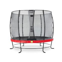 EXIT Trampoline Elegant ø305cm avec filet de sécurité Economy - rouge