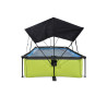 EXIT Piscine Lime 220x150x65cm avec voile d'ombrage et pompe filtrante - verte