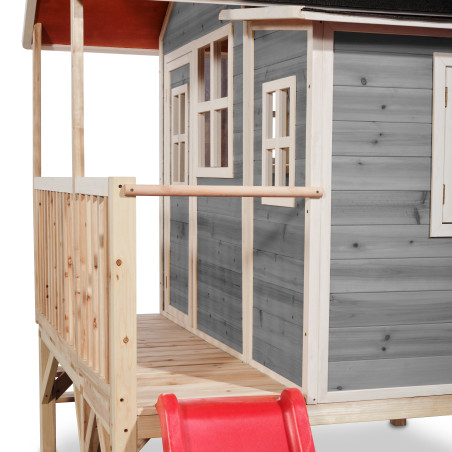 EXIT Maisonnette en bois Loft 350 - gris