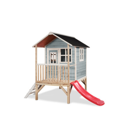 EXIT Maisonnette en bois Loft 300 - bleu