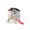EXIT Maisonnette en bois Loft 300 - bleu