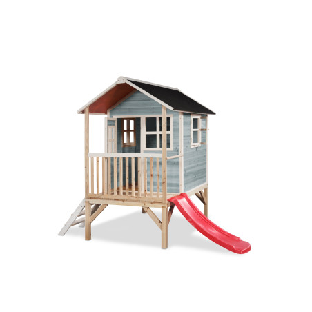 EXIT Maisonnette en bois Loft 300 - bleu