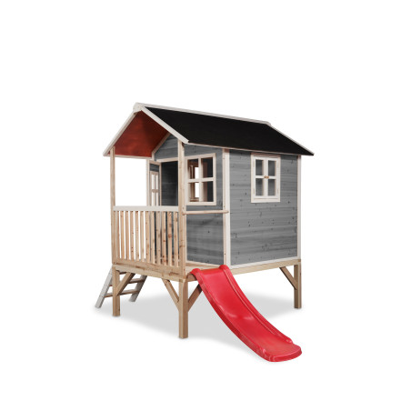 EXIT Maisonnette en bois Loft 300 - gris