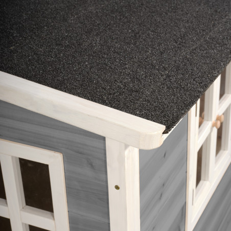 EXIT Maisonnette en bois Loft 150 - gris