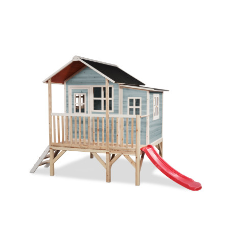 EXIT Maisonnette en bois Loft 350 - bleu
