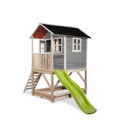 EXIT Maisonnette en bois Loft 500 - gris