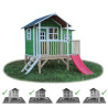 EXIT Loft 350 cabane de jeu en bois - vert