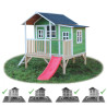 EXIT Loft 350 cabane de jeu en bois - vert