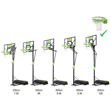 EXIT Polestar portable basket (avec Anneau de dunk)