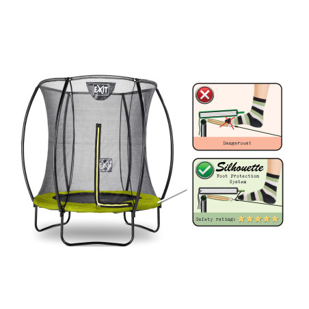 EXIT Trampoline Silhouette ø183cm - vert