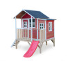 EXIT Loft 350 cabane de jeu en bois - rouge