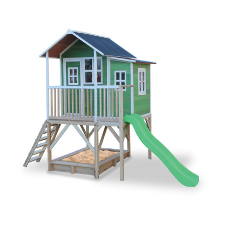 EXIT Loft 550 cabane de jeu en bois - vert
