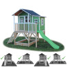 EXIT Loft 550 cabane de jeu en bois - vert