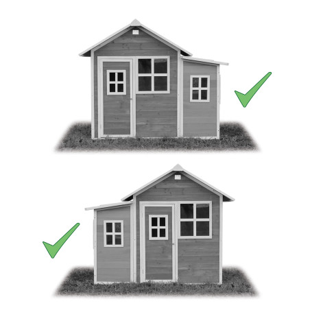 EXIT Loft 150 cabane de jeu en bois - vert