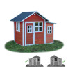 EXIT Loft 150 cabane de jeu en bois - rouge