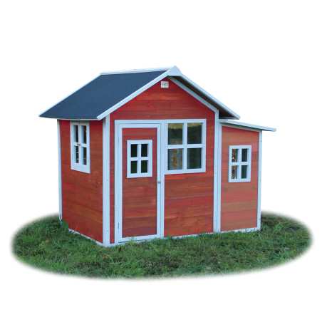 EXIT Loft 150 cabane de jeu en bois - rouge