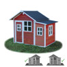EXIT Loft 150 cabane de jeu en bois - rouge