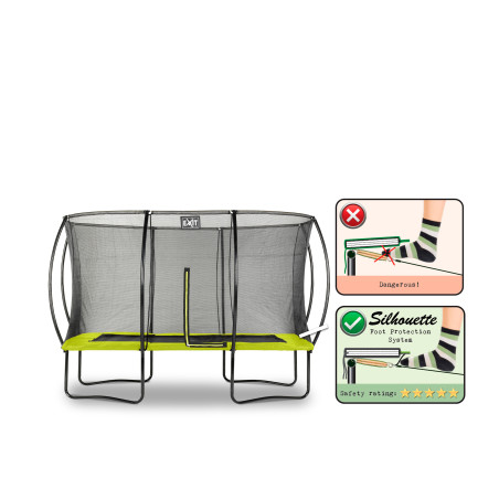 EXIT Trampoline Silhouette 244x366cm - vert