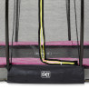 EXIT Trampoline Silhouette inground ø366cm avec filet de sécurité - rose