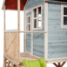 EXIT Maisonnette en bois Loft 500 - bleu
