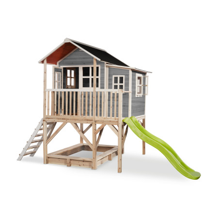 EXIT Maisonnette en bois Loft 550 - gris