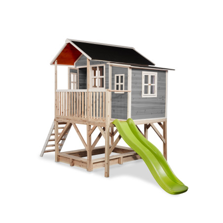 EXIT Maisonnette en bois Loft 550 - gris