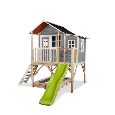 EXIT Maisonnette en bois Loft 550 - gris