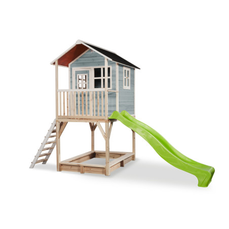 EXIT Maisonnette en bois Loft 700 - bleu
