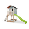 EXIT Maisonnette en bois Loft 700 - bleu