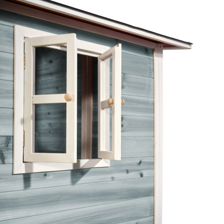 EXIT Maisonnette en bois Loft 700 - bleu