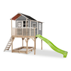 EXIT Maisonnette en bois Loft 750 - gris