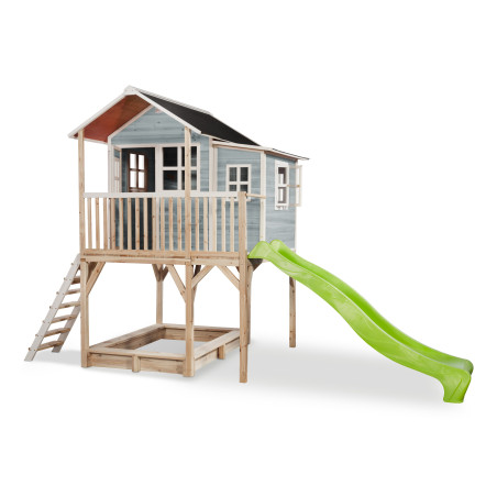 EXIT Maisonnette en bois Loft 750 - bleu