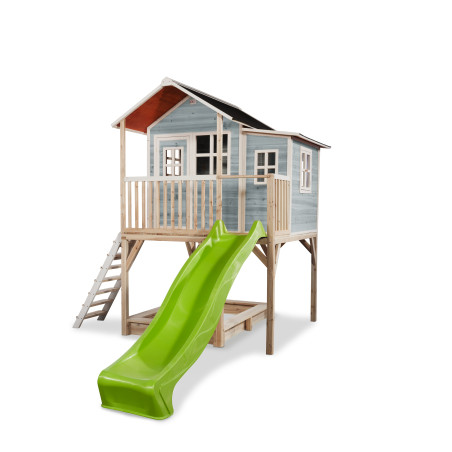 EXIT Maisonnette en bois Loft 750 - bleu