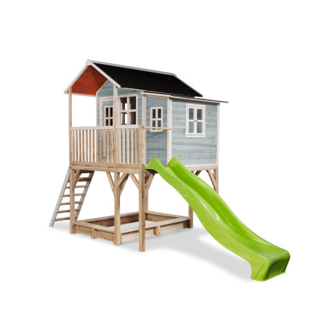 EXIT Maisonnette en bois Loft 750 - bleu
