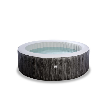 EXIT Wood Deluxe spa ø204x65cm - gris foncé