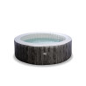 EXIT Wood Deluxe spa ø204x65cm - gris foncé