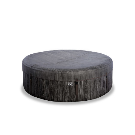 EXIT Wood Deluxe spa ø204x65cm - gris foncé
