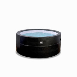 EXIT Leather Premium spa ø184x73cm - noir
