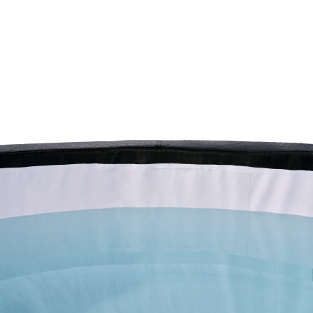 EXIT Leather Premium spa ø184x73cm - noir